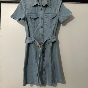 mini denim dress